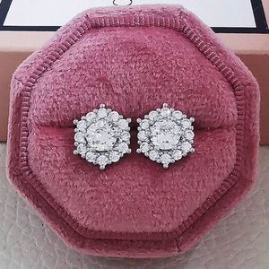 ELEGANT ROUND CUT DIAMOND BRIDAL ENGAGEMENT EARRINGS WEDDING EARRINGS